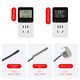 Digital display intelligent temperature controller temperature control switch floor heating fish tank adjustable temperature control socket refrigerator temperature controller