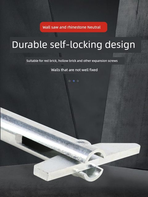 Little Loach self-locking through the wall screw rod through the wall fixing water drilling rig wall saw red brick hollow brick semi-automatic bolt pipe