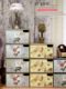 Nordic solid wood drawer cabinet stacked with European style cabinet storage cabinet multi-function combination storage cabinet simple modern