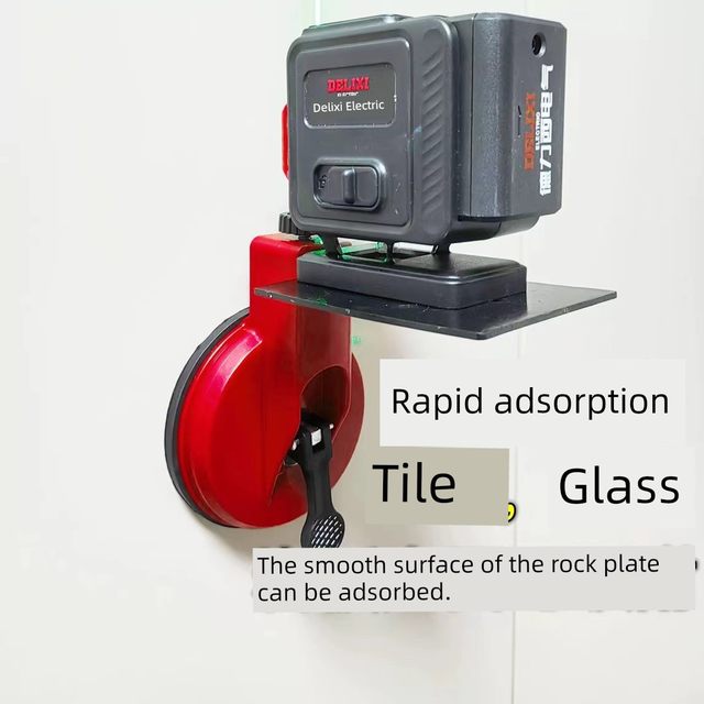 12-line green light high-precision new outdoor wall-mounted infrared laser leveling meter suction cup leveling bracket