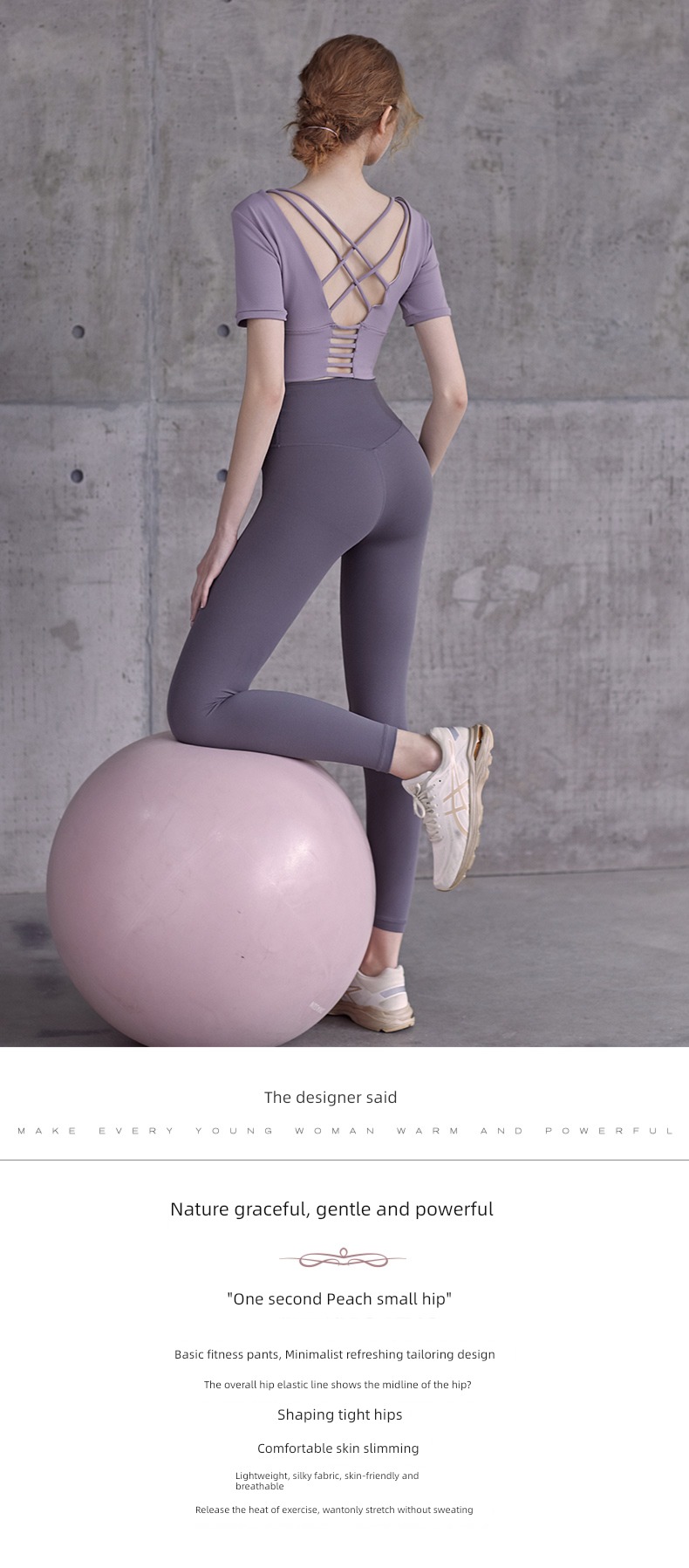 female Autumn and winter High waist Peach hip Fitness wear Yoga Pants