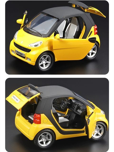 Children's toy car Mercedes-Benz smart alloy car boy toy car model baby inertia return car