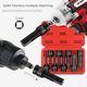 Ximeng Hexagonal Sleeve 1/2 Big Fly Electric Wrench Wind Cannon 6-angle One-piece Plum Blossom Blossom Boundary Extended Set