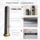 Excavator Bucket shaft Bucket pin Excavator connecting rod I-arm large and small arm horse pull head pin wear-resistant hook machine accessories