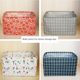 Household miscellaneous fabric seasonal clothing storage box folding box basket cotton linen large dirty clothes basket toy book sorting box
