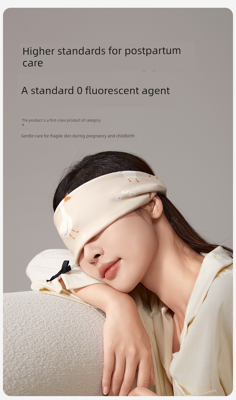 October Crystalline Fall and Winter Eye Mask Headband Forehead Protection Pregnant Women — 9