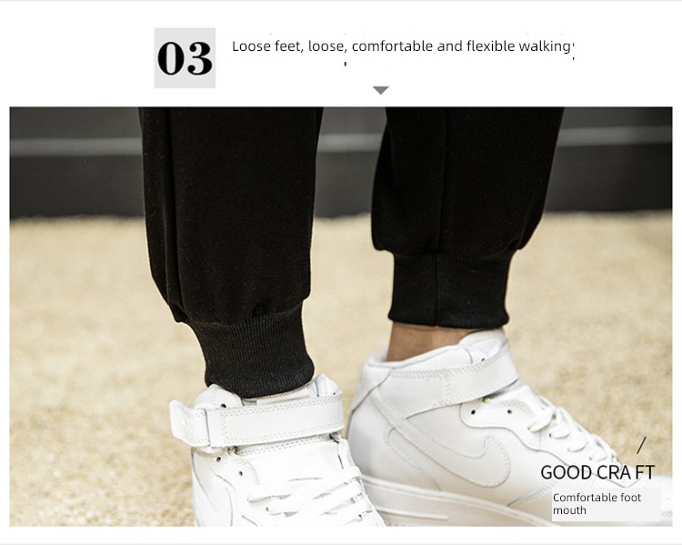 leisure time easy Korean version Nine points teenagers Sports pants