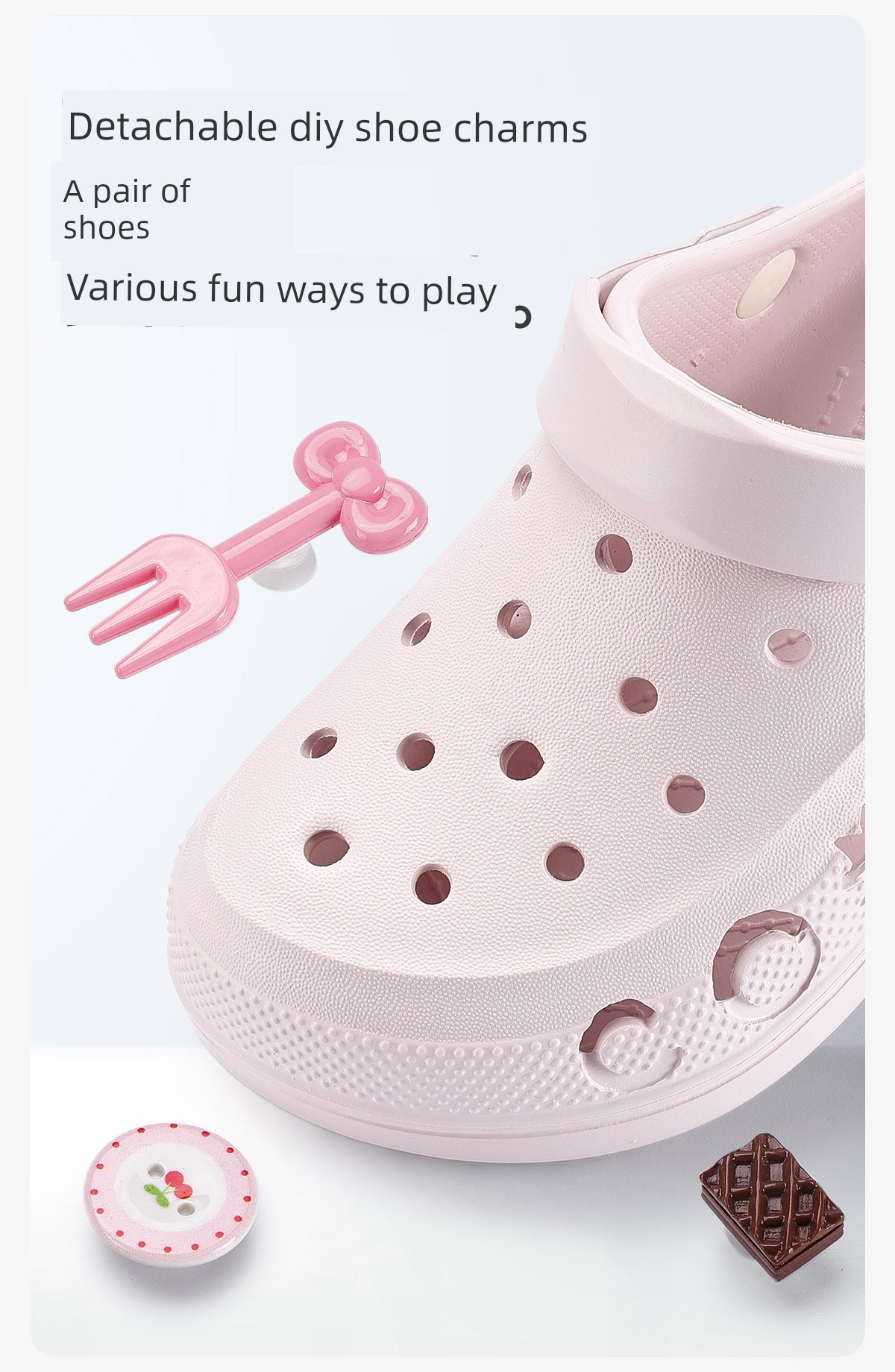 Balabala Children's Slippers for Girls, Summer Baby Clogs, Closed-Toe Cartoon Cute Bath Slippers for Kids — 9