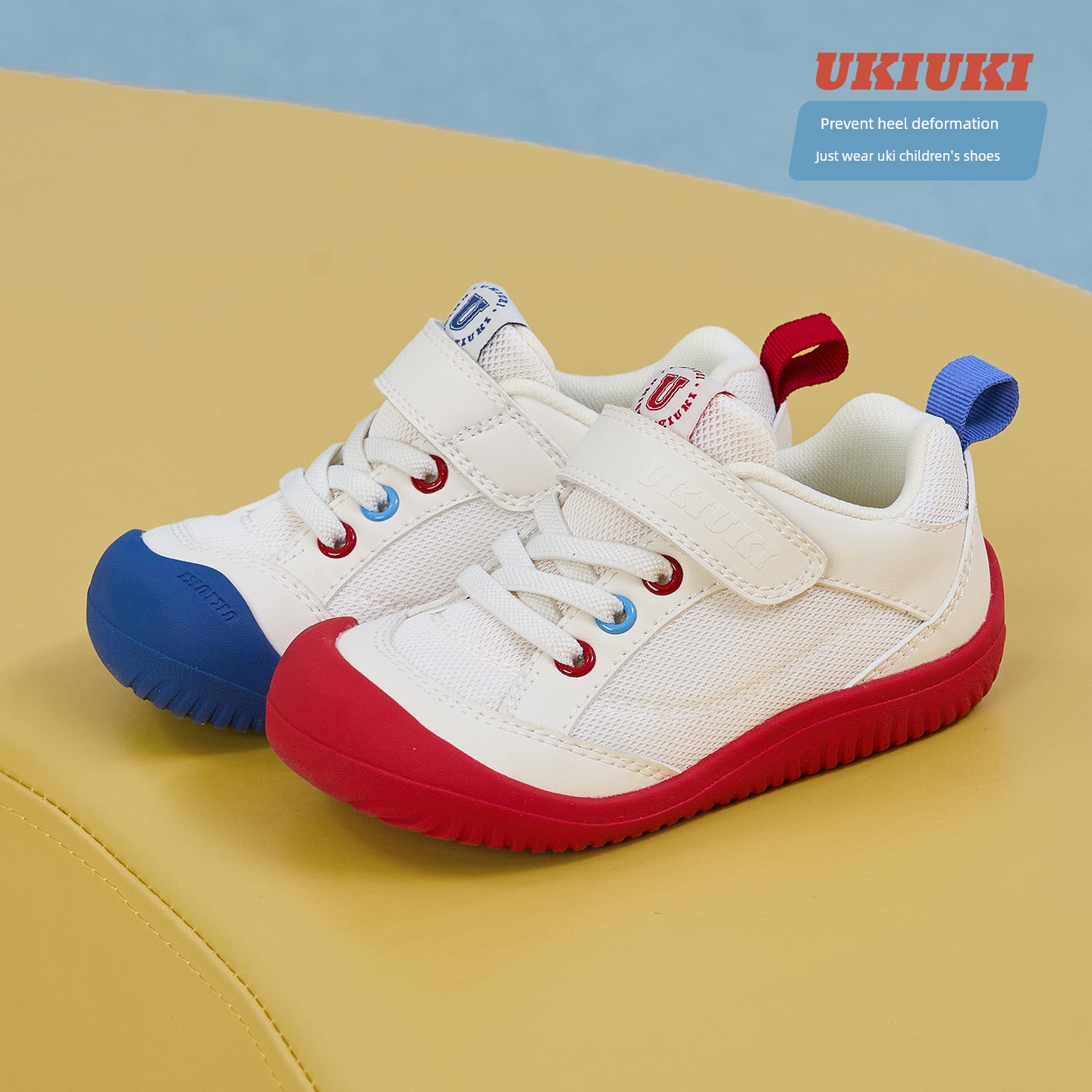 Ukiuki Baby Wide-Fit Toddler Shoes Kindergarten Indoor Boys' Shoes 2026 Autumn New Breathable Non-Slip Functional Shoes — 4