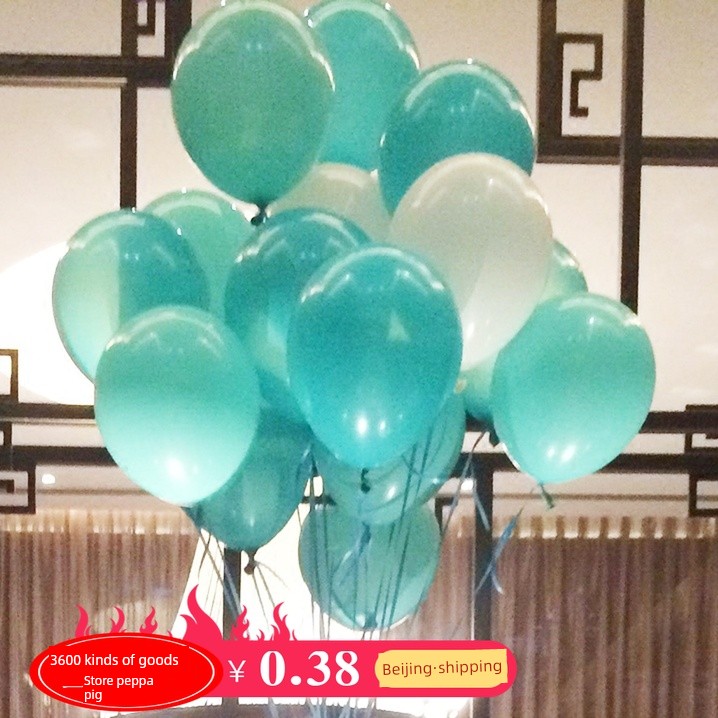 South Korea Neo Thickened Matt Rubber Balloons Tiffany Blue Light Pink Birthday Wedding Ceremony Decoration