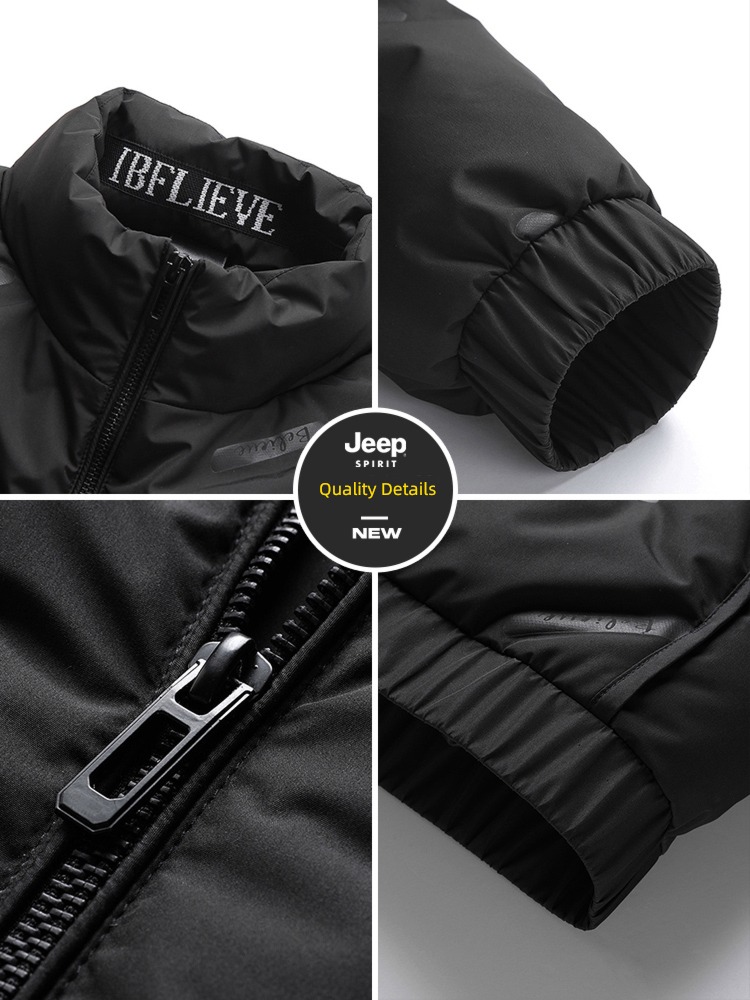 JEEP have cash less than that is registered in the accounts stand collar leisure time Frivolous keep warm Down Jackets