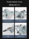 Sprayable alloy J-15 fighter simulation J-20 aircraft model fighter military ornaments boys and children's toys