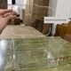 Tea set storage box with lid dustproof transparent tea table table top tea tea cup sorting storage Kung Fu teapot storage rack