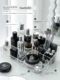 Desktop cosmetic storage box dressing table skin care products shelf acrylic dormitory transparent lattice lipstick box