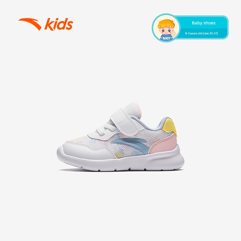 Anta Kidsren's Infant Running Shoes for Men and Women, 2026 New Spring and Summer Mesh Breathable Non-Slip Baby Toddler Shoes — 1