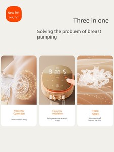 Xinbei Double-Sided Breast Pump Micro-Vibration Massage Fully Automatic Breast Pump Full-Mode Frequency Modulation Painl