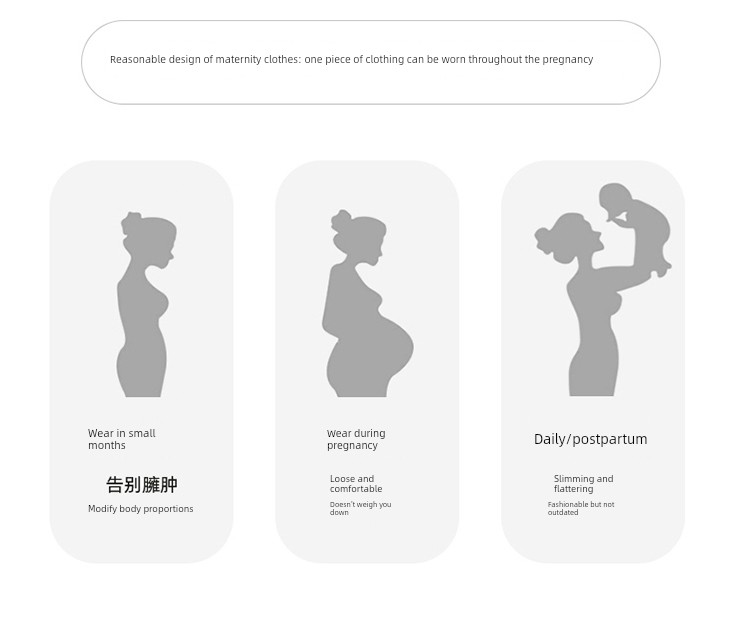 Maternity Wear Summer New Style Fresh and Sweet Square-Neck Embroidered Floral Loose Babydoll Shirt Short-Sleeve Top for Pregnant Women Trendy — 5