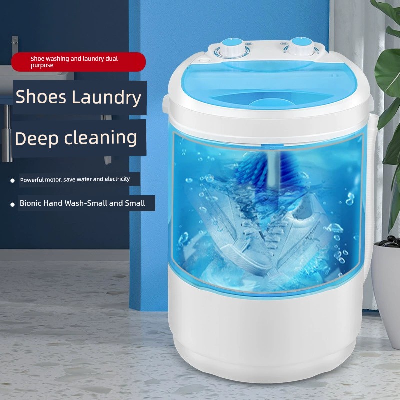 洗鞋神器110v小型洗鞋機內衣褲也能洗單桶半自動家用迷你洗衣機