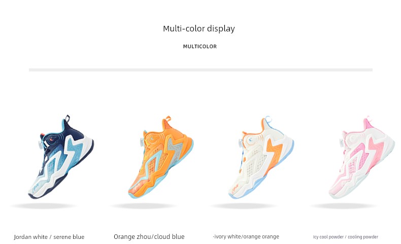 Jordan Boys' Basketball Shoes, Mesh Breathable, 2026 Summer New Model, Elementary School Students' Knob-Lock Combat Boots, Children's Sports Shoes — 26