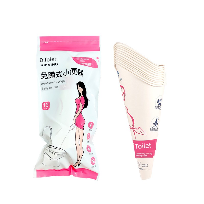 Standing Urination Device for Women, Disposable Urinal for Pregnant Women, Eliminates the Need to Squat, Allows Girls to Urinate While Standing — 4