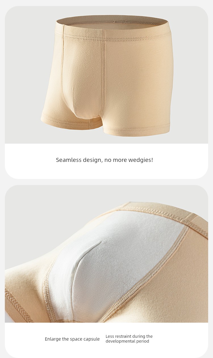 Mini Balabala Boys' Pure Cotton Pp Underwear — 12