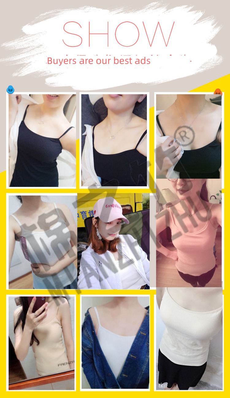 pure cotton female Cup All in one Lay a foundation Inner lap vest