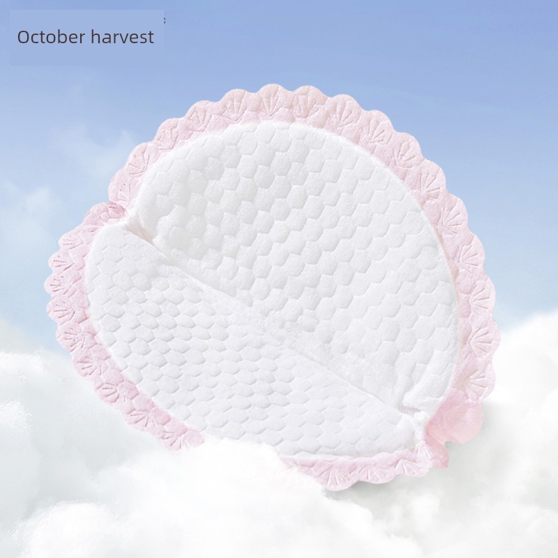 October Crystal Anti-Leakage Breast Pads Disposable Ultra-Thin Maternity Nursing Postpartum Leak-Proof Breast Pads Breathable for Autumn — 3