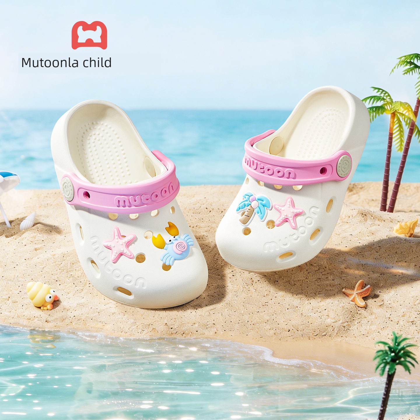 Children's Slippers for Indoor Use, New Summer Style for Boys, Clogs for Kids, Outdoor Sandals for Girls, Beach Shoes — 5