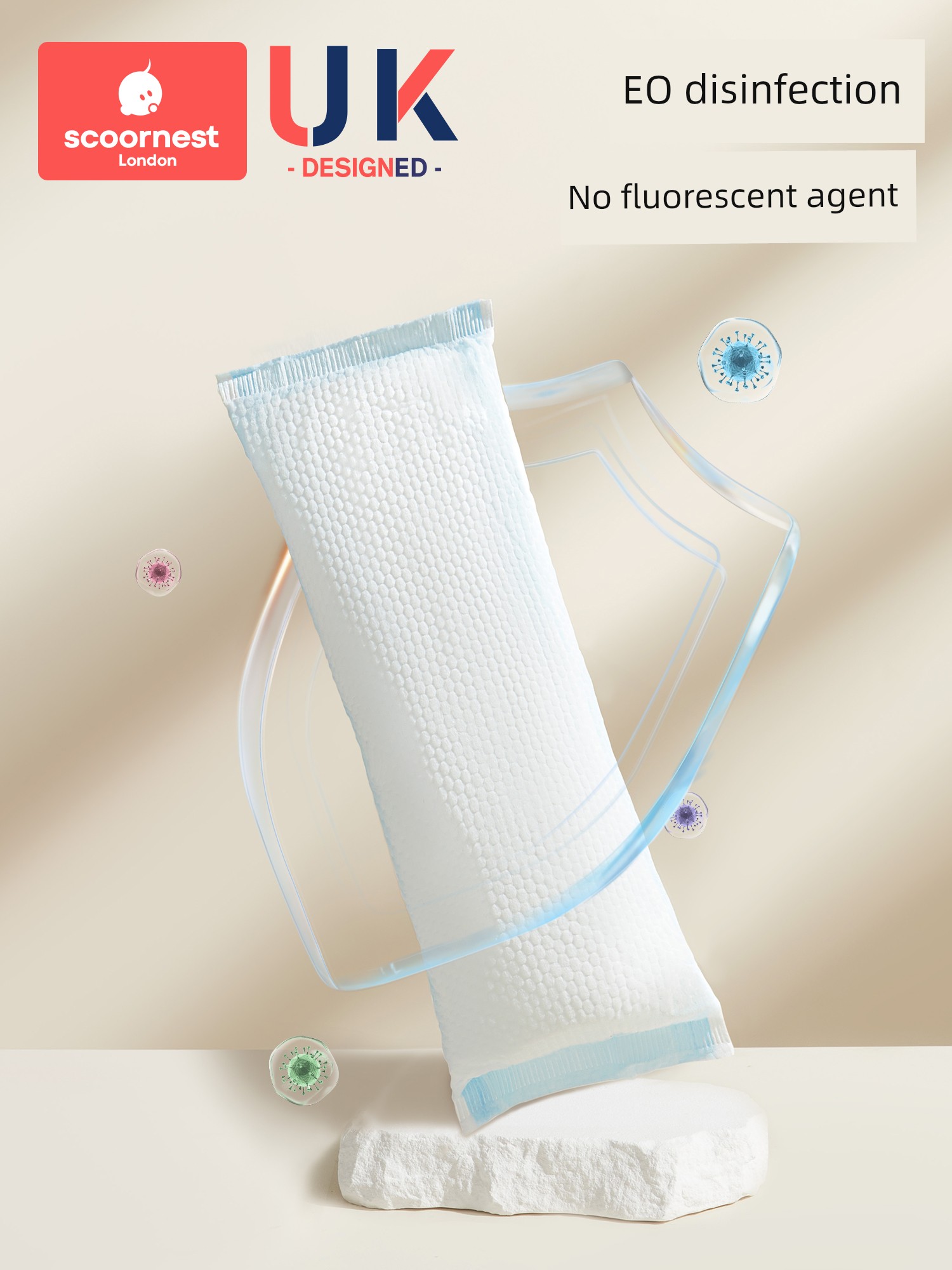 SCOORNEST Cold Compress Maternal Perineum Cold Compress Pad Postpartum Only Sanitary Napkin Pregnant Women Cesarean Delivery Ice Compress Ice Pad — 4