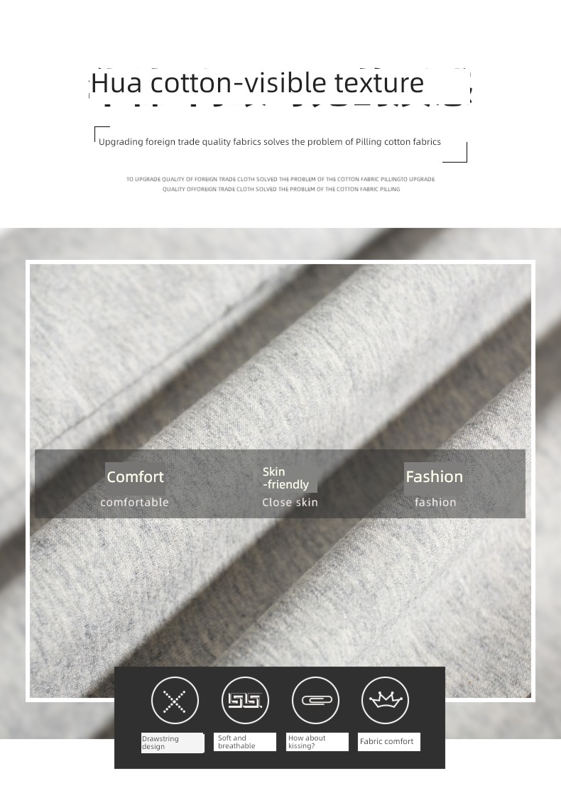 female Autumn and winter High waist leisure time Plush grey Sports pants