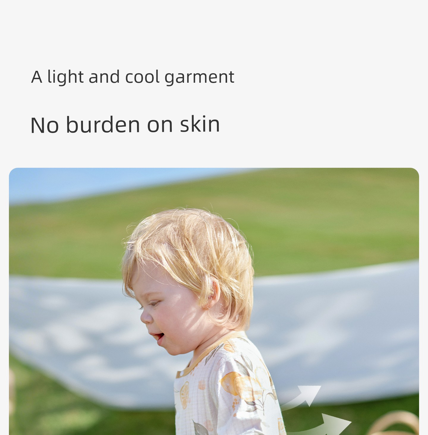 Ouyun [Jelly Cool] Baby Clothes Summer Thin Cotton Romper Long Sleeve Pajamas Air Conditioning Suit — 15