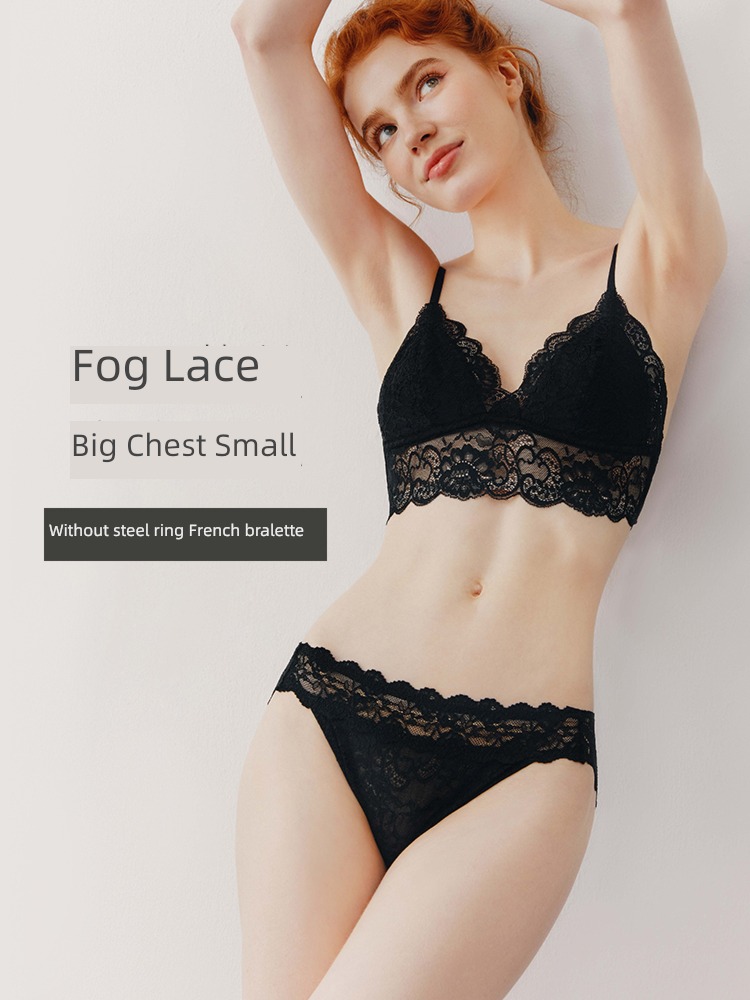 Beautiful back Big chest shows small Wireless  suit sexy Underwear