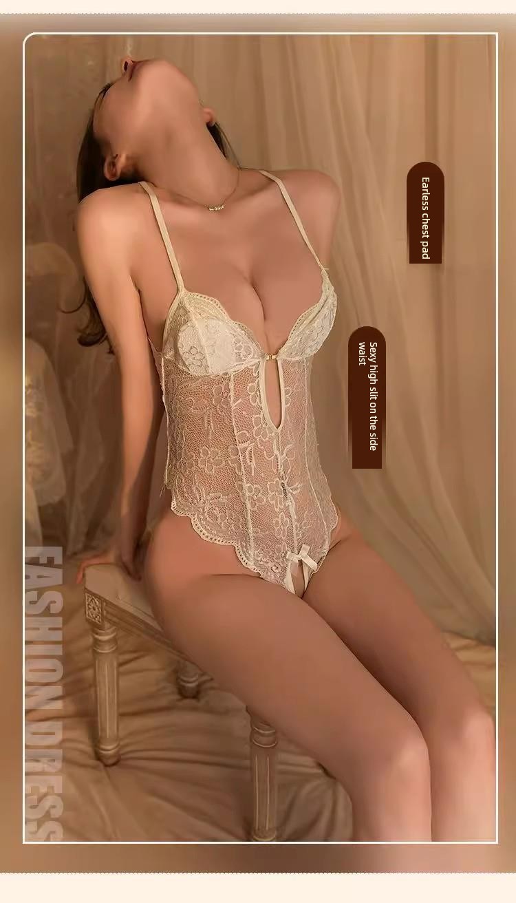Sexy and Playful Sleepwear, Abstinence-Style Plus-Size Lace Camisole Nightdress, Abstinence-Style 2026 New Style, Mood-Enhancing and Fun Lingerie for Women — 4