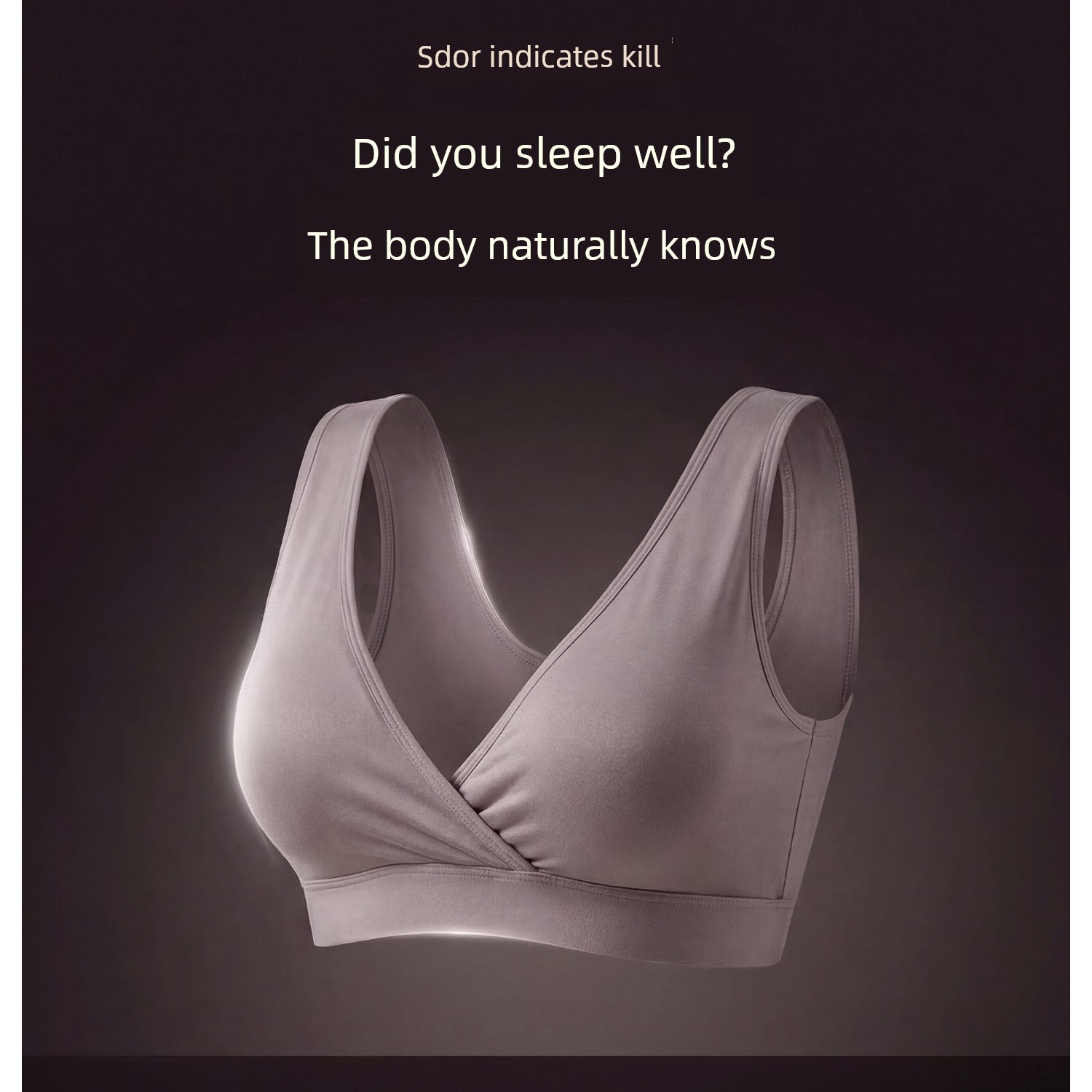 Pure Cotton Nursing Bra, Sleep-Friendly Maternity Bra, Vest-Style Postpartum Breastfeeding Bra, Suitable for Sleeping, Anti-Sagging, Thin Style — 3