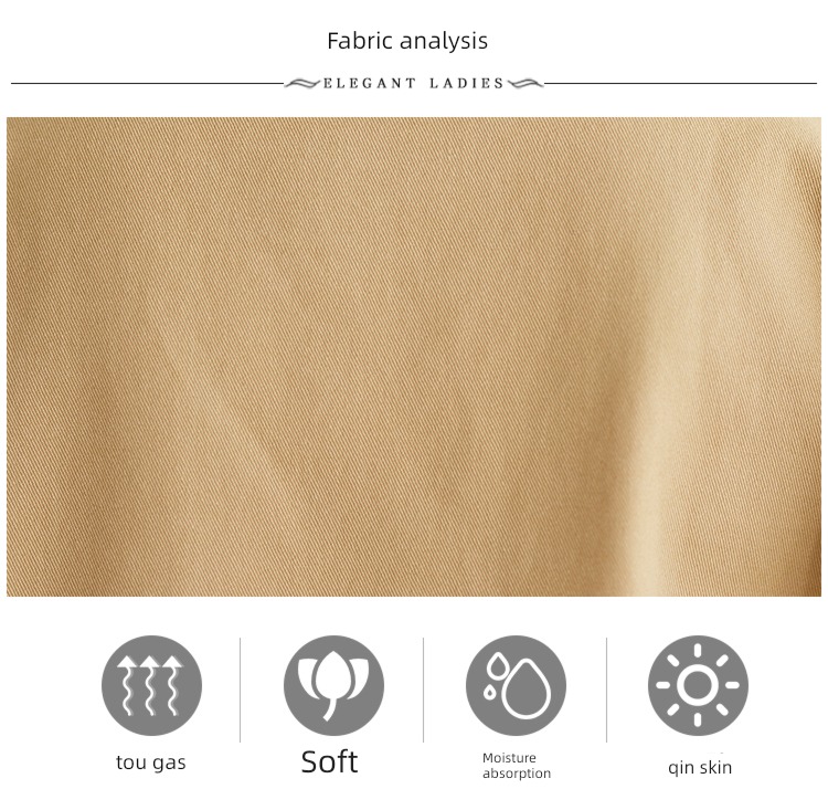 Fat sister Medium and long term Early autumn Casual and versatile Windbreaker