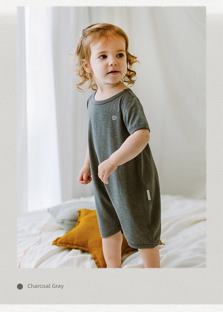 Nest Designs Monk Baby Rompers Short Sleeve — 14
