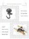 Hook ceiling fan hook fan hook thickened expansion load-bearing hook safety fixing hook floor top hook chandelier iron hook