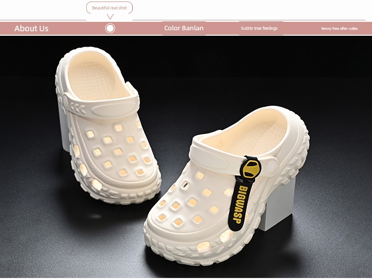 Bumblebee Kids Hole Slippers Boys Summer New Arrival Non Slip 2025 Sandals Older Boy Children's Shoes Sandals — 6