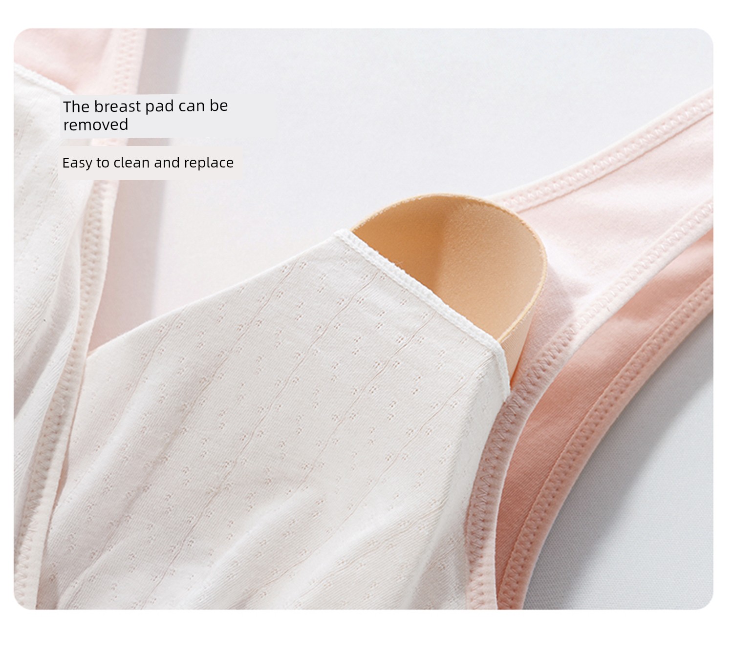 Cross-Type Special Front Buckle Sleep Cotton Breastfeeding Intimates — 15