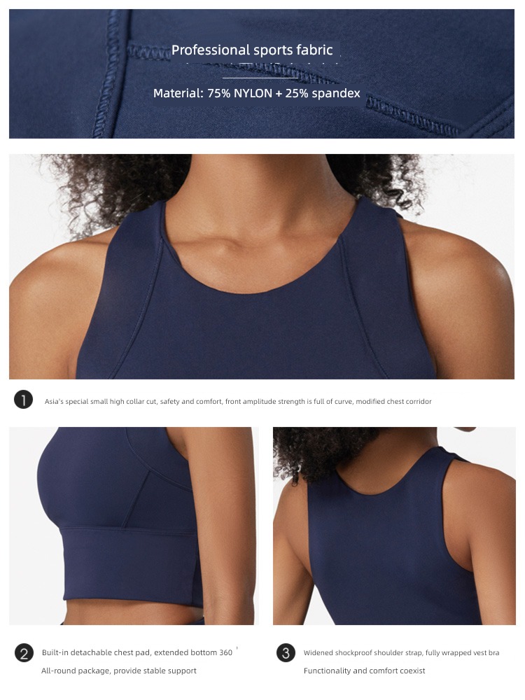 Nuls Naked feeling run Vest style Bras motion Underwear
