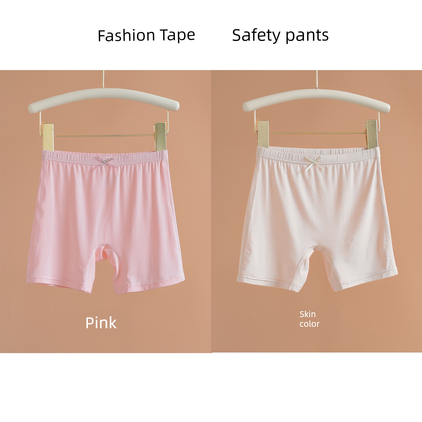 Girl Safety Panties Two-in-One Summer Modal Thin Boneless Short Shorts Kids Safety Pants Youth — 7