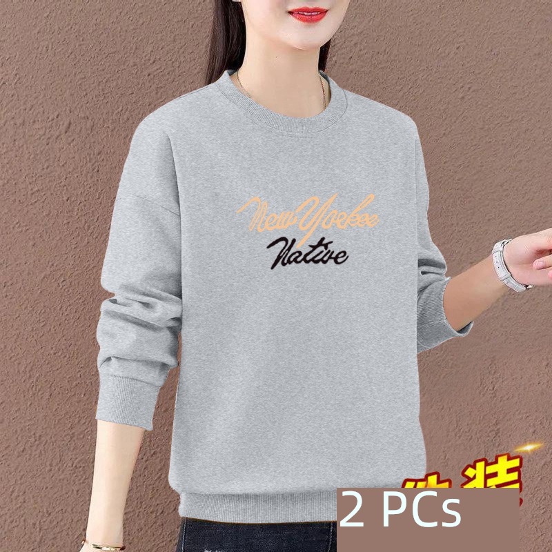 spring and autumn winter thickening easy ma'am Long sleeve Sweater