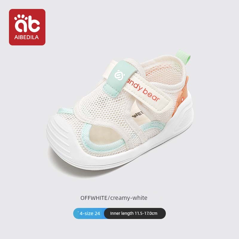 Baby Toddler Shoes Sandals Summer Mesh Shoes Baby Shoes Soft Bottom 1-2-3 Years Old Boys and Girls Functional Non Slip Soft — 2
