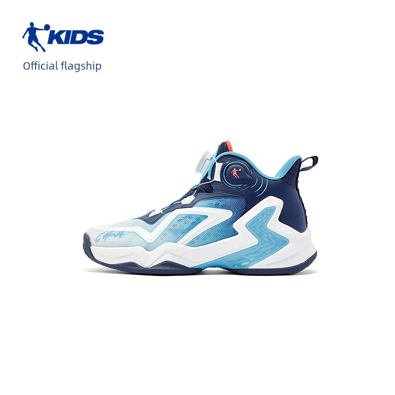Jordan Boys' Basketball Shoes, Mesh Breathable, 2026 Summer New Model, Elementary School Students' Knob-Lock Combat Boots, Children's Sports Shoes — 4