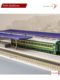 Train model building scene sand tables around railways, high-speed rail, open-air high platform, platform N ratio