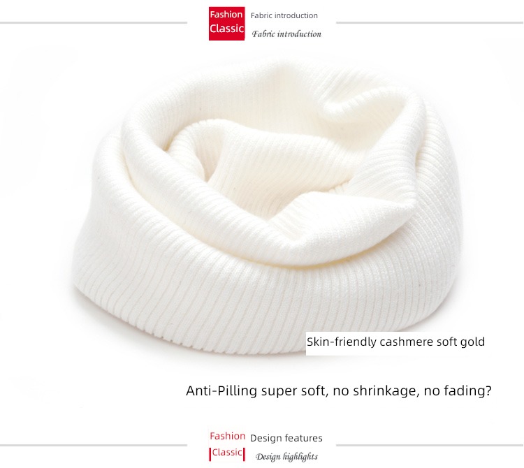 Autumn and winter cervical vertebra Fake collar thickening Wool thread Condom Neckline