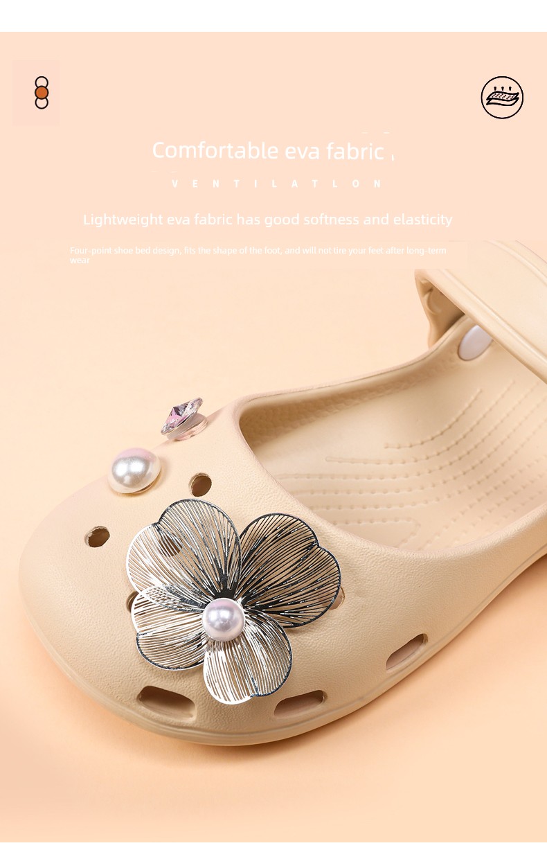 Children's Clogs Ballet Dance Shoes Girls' Slippers Girls' Sandals 2026 Summer New Style Sandals for Big Kids Beach Shoes — 2