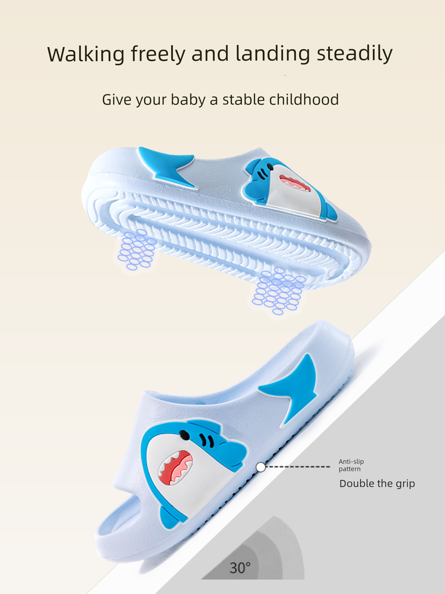 Pig Daddy Boys' Slippers Summer Children's Slippers Indoor Home Non-Slip Bathing Little Girl Baby Parent-Child Slippers — 3