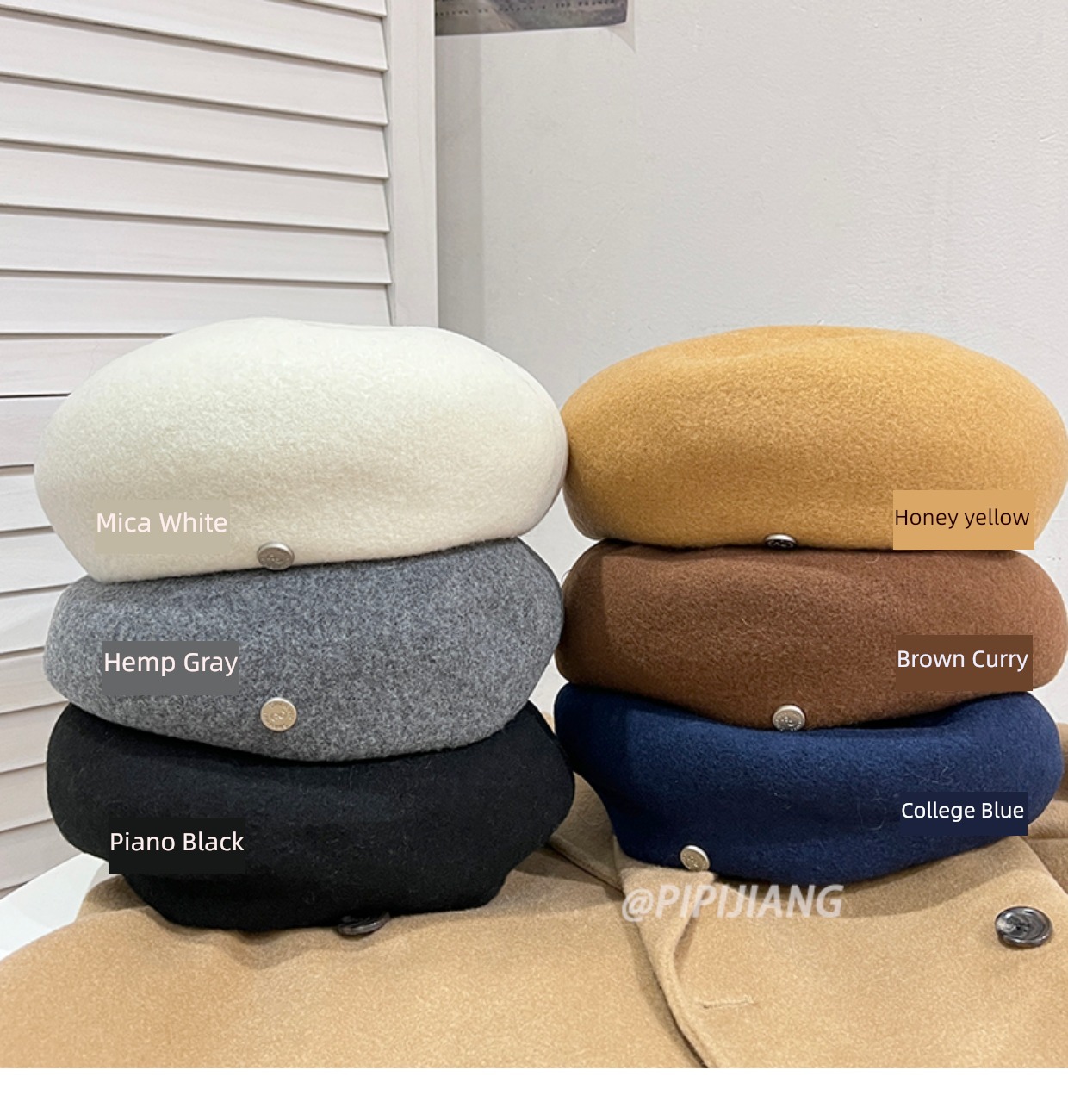 Pounds solar system Large version female Autumn and winter beret