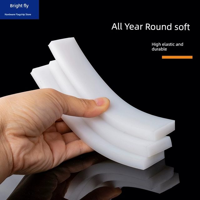 Silicone square strip sealing machine anti-collision waterproof solid silicone strip high temperature resistant rubber sealing strip anti-slip square strip